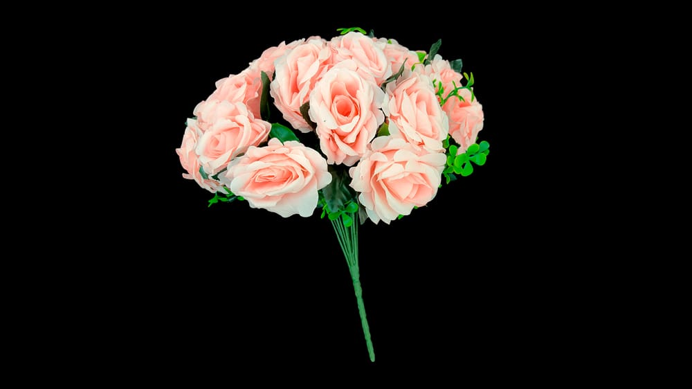 Bouquet de rosas medianas *24. Mide 35 cm