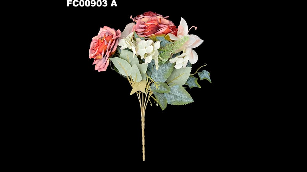 Ramo fino de rosa con lily