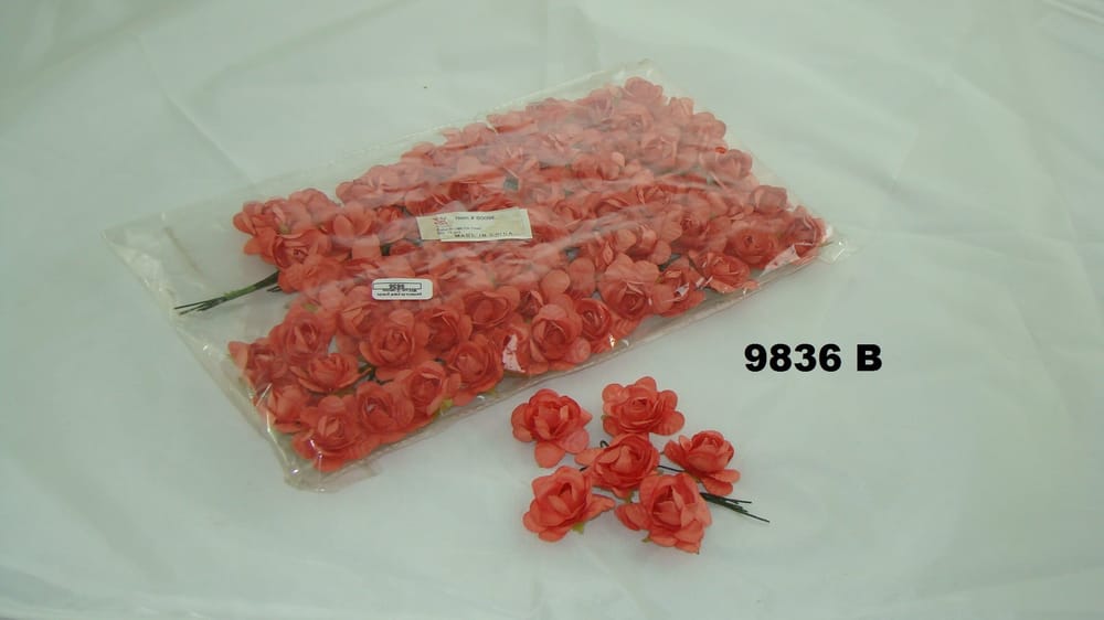 gardenia de papel grande 9836 con 12 ramitos