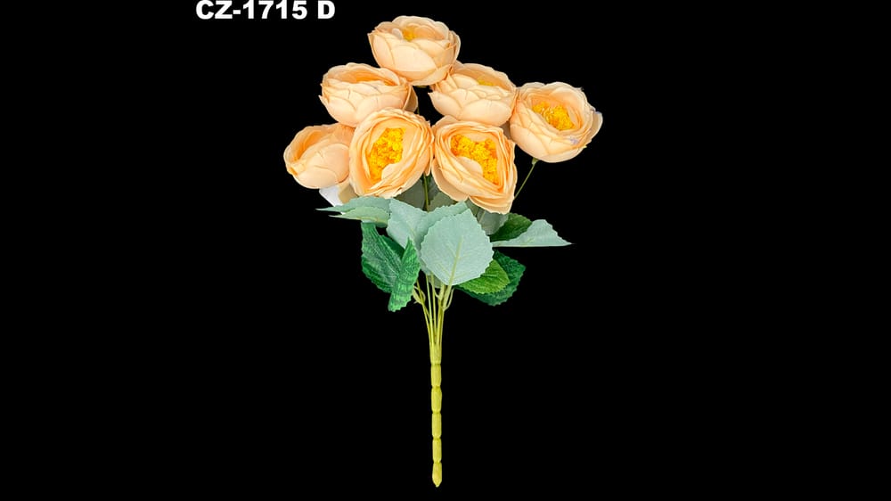 Ramo mediano de Camelia. Mide 40 cm. Flor de 8 cm