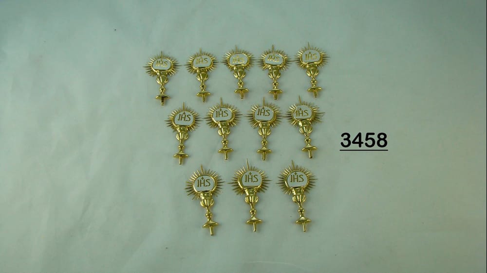 custodia med.7 cm oro/plata CON 12