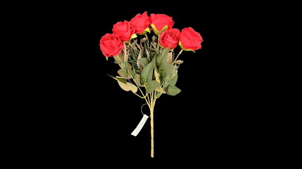 Ramito vintage de rosas *6. Mide 30 cm