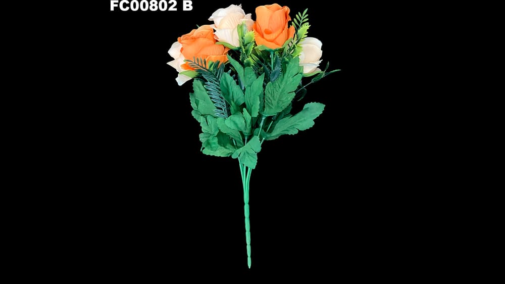 Ramo de rosas c/6 flores vintage