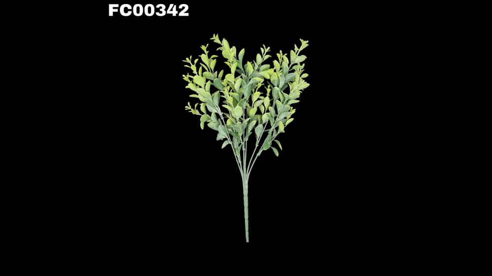 Follaje de plástico *6. Mide 32 cm