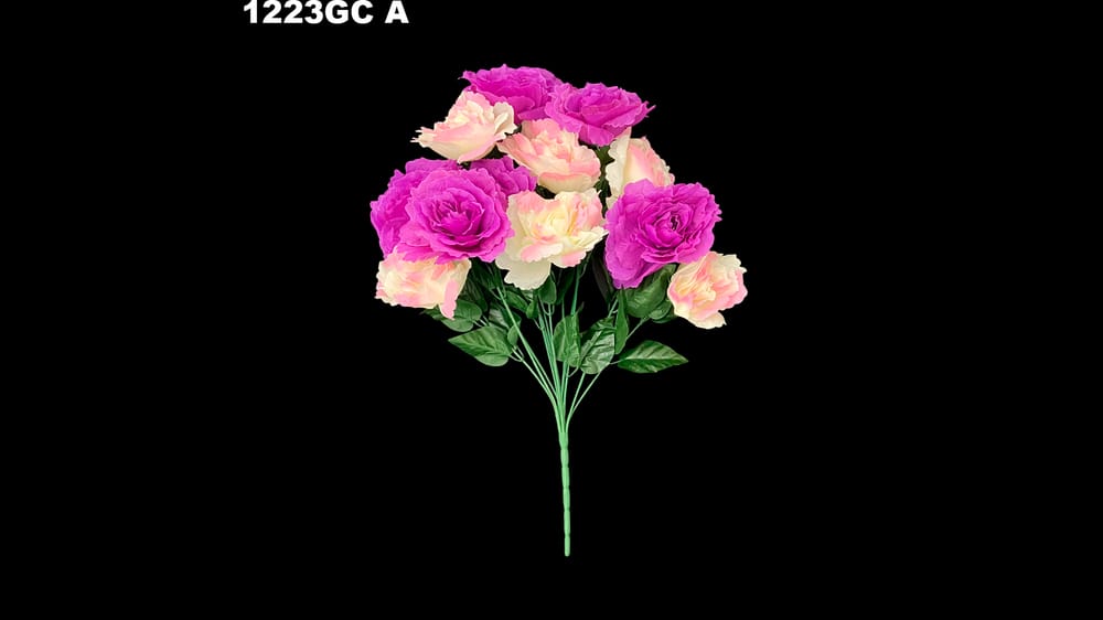 Ramo jumbo de rosal *12. Mide 65 cm