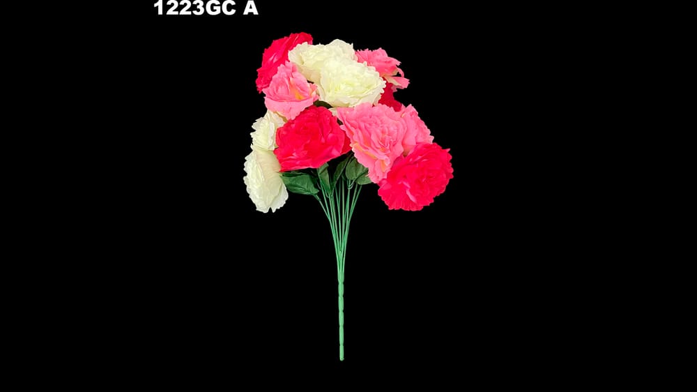 Ramo jumbo de rosal *12. Mide 65 cm