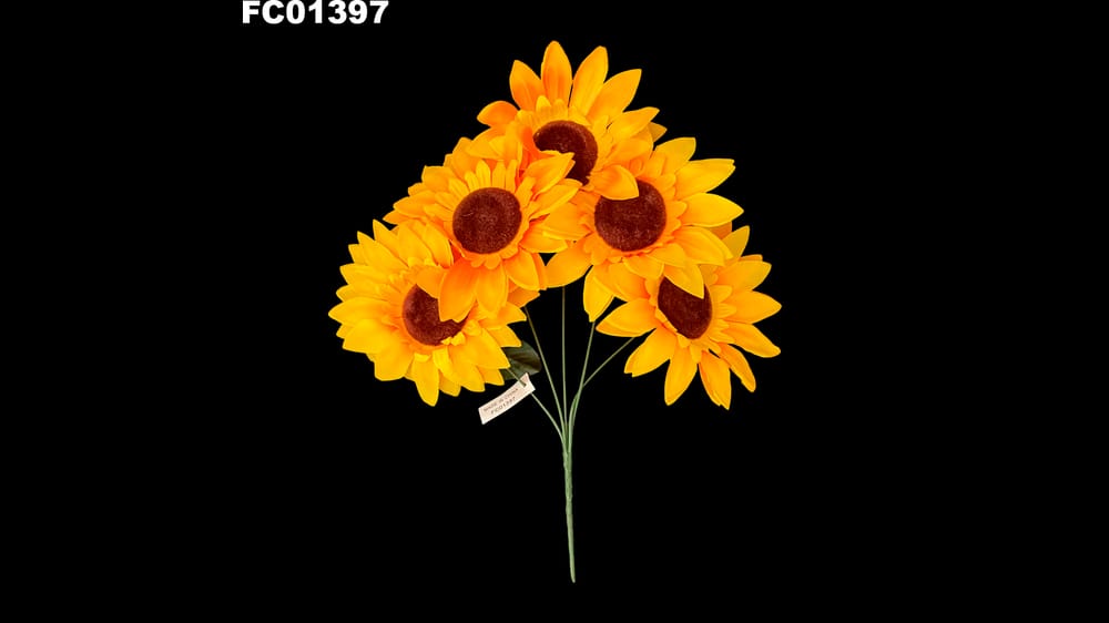 Ramito de ramo girasol grande *5