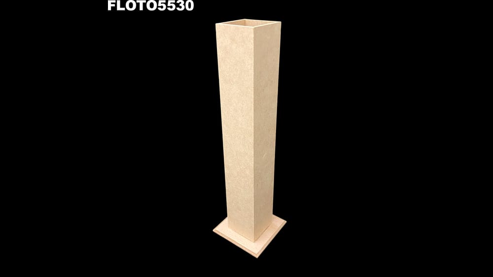 florero torre madera 5*5+30