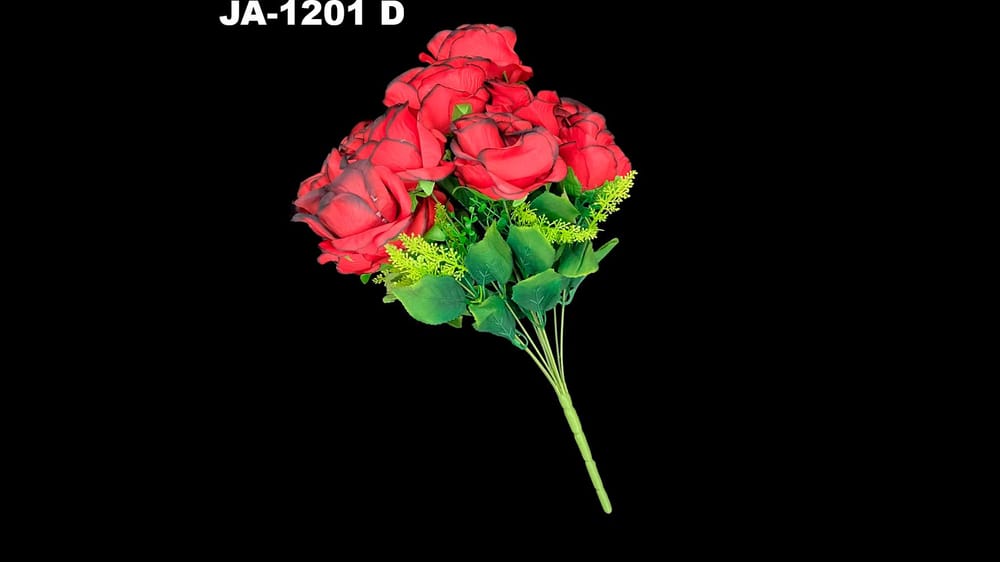 Ramo de Rosa gorda *12 elegante. mide 50 cm