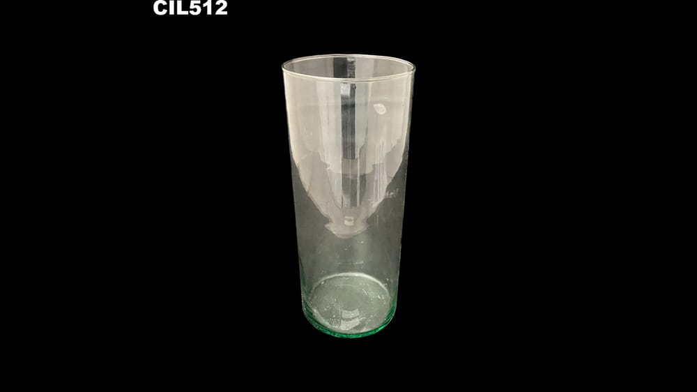 cilindro 5*12 ( 12.7 * 30.48 cm) VIDRIO PIEZA