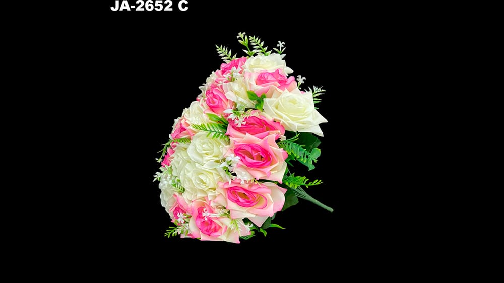Bouquet de rosas abiertas vintage *24