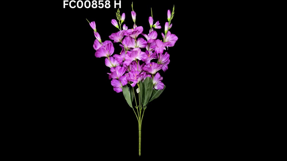 Ramo gladiola satinada *5 (72 cm)
