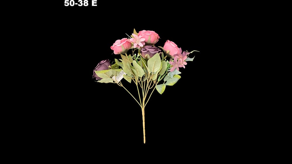 Ramo fino vintage camelia *5. Mide 30 cm