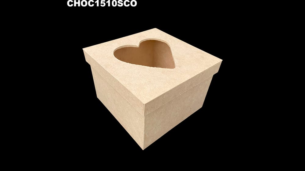 chocolatera 15*15+10 sin pintar con ventana corazón