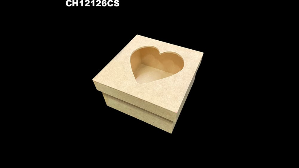 chocolatera 12*12+6 con corazón sin pintar