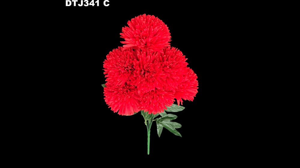 Ramo cristantemo de 18 cm jumbo *7. Mide 70 cm