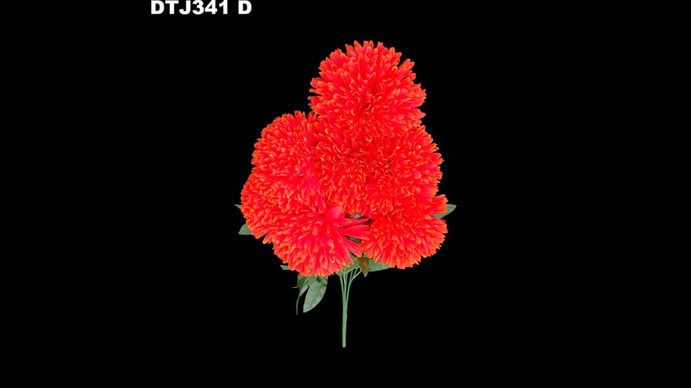 Ramo cristantemo de 18 cm jumbo *7. Mide 70 cm