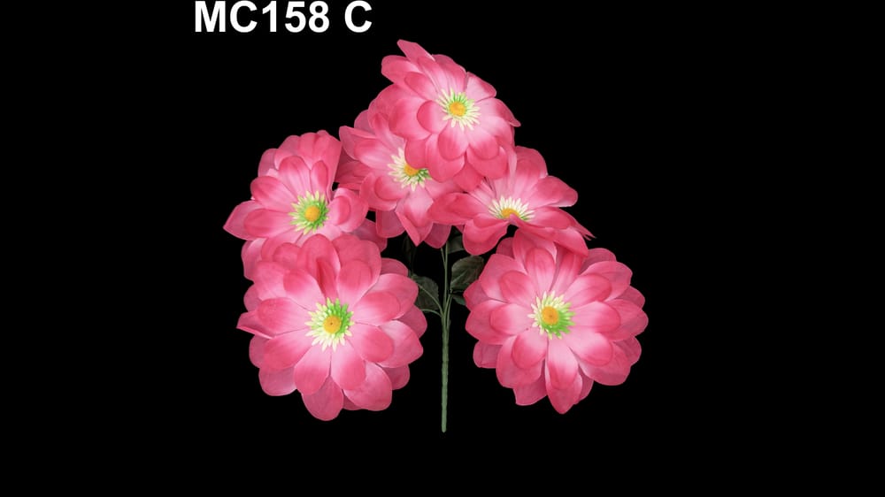 Ramito de dhalia deysi * 6. flor mide 15 cm 