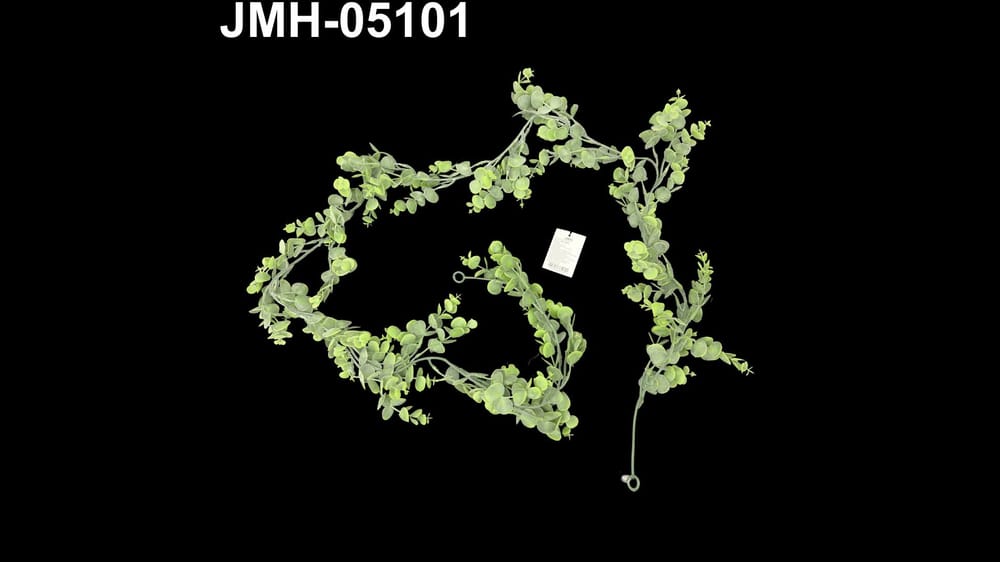 Guía de follaje dólar cenizo hoja chica. Mide 1.50 m