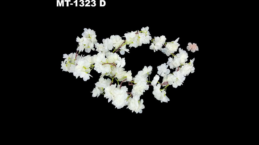 Guía de flores tipo dhalias . Mide1.60