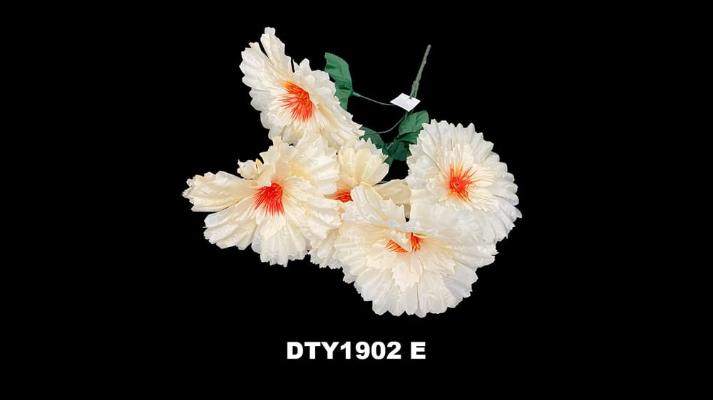 Ramito de dhalia *5 centro naranja