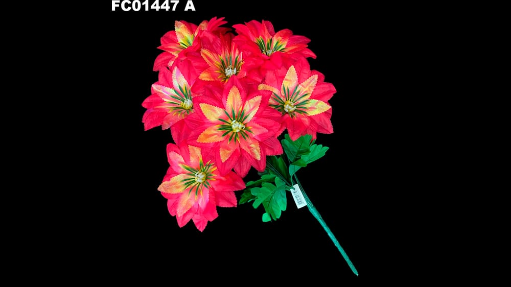 Ramo gde dhalia jumbo con tornasol *7. Mide 55 cm