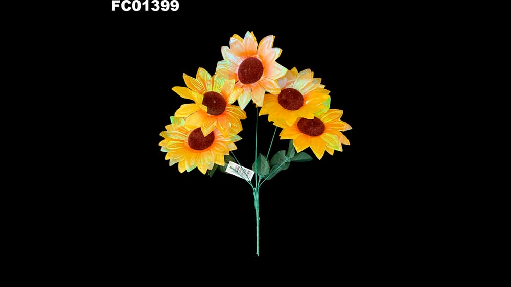 Ramo girasol con tornasol