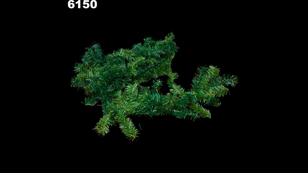 guirnalda verde no.50 2.75 cm .Ancho 20 cm