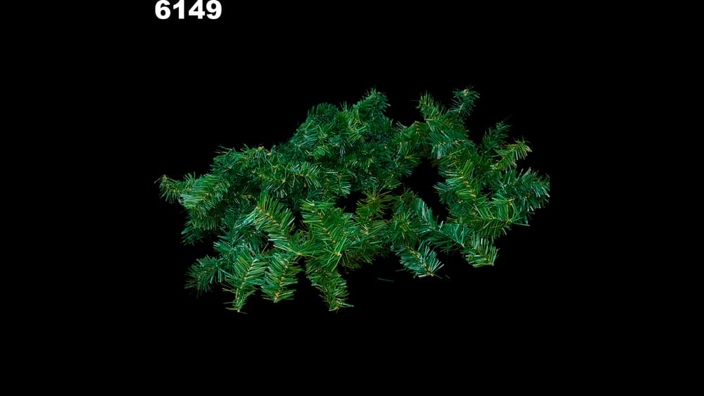 guirnalda verde no. 50 2.75 cm .Ancho 14cm
