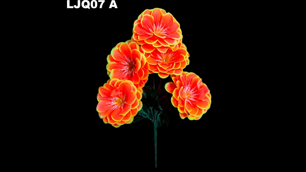 Ramito dhalia redonda *5. Flor de 13 cm