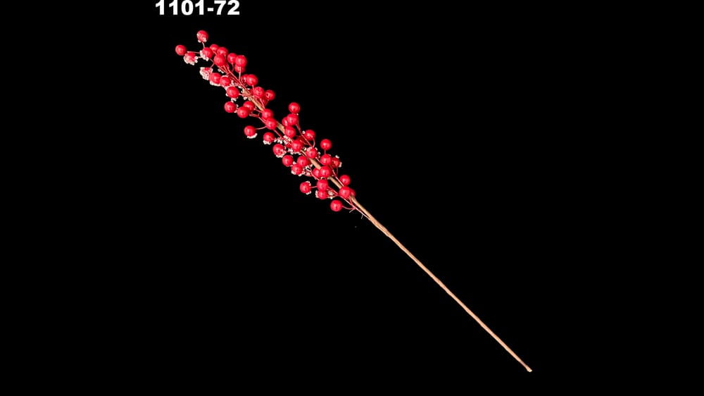 Vara de berries cristalizados. Mide 65 cm
